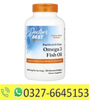 Doctor's Best Purified & Clear Omega 3 Fish Oil in Pakistan