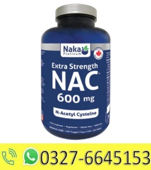 Naka Platinum Nutri NAC 600mg Capsules in Pakistan