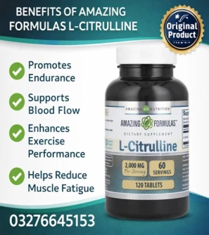 Amazing Nutrition containing L-Citrulline Tablets in Pakistan