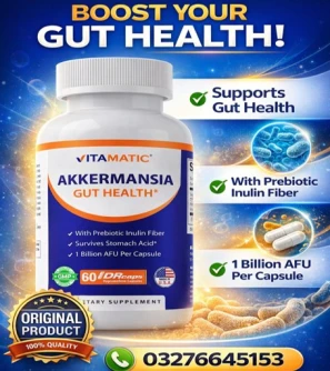 Vitamatic Akkermansia Gut Health Capsule in Pakistan
